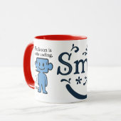 Die Lektion liegt im Ende - Inspirationsschleim Tasse (Vorderseite Links)