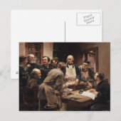 Die Lektion von Claude Bernard Postkarte (Vorne/Hinten)