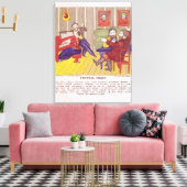 Die Lektion zum Gesang Leinwanddruck (Insitu (Wohnzimmer))