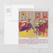 Die Lektion zum Gesang Postkarte (Vorne/Hinten)