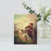 Die Lektion zum Gesang Postkarte (Stehend Vorderseite)