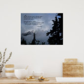 Die Lektionen des Lebens sind nicht immer einfach. Poster (Küche)