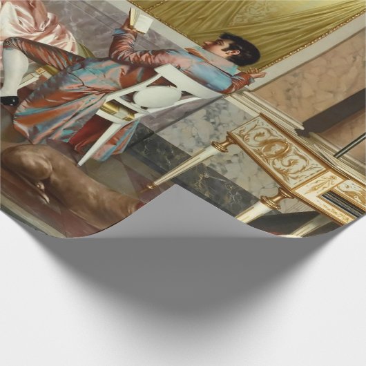 Die Lektüre der Gedichte Geschenkpapier (Ecke)