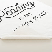 Die Lektüre ist mein glücklicher Place Sherpa Thre Sherpadecke (3/4)