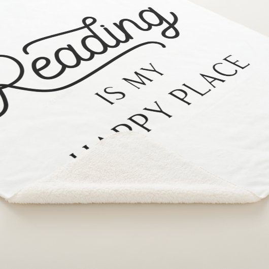 Die Lektüre ist mein glücklicher Place Sherpa Thre Sherpadecke (3/4)