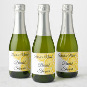 Die Lemon Spritz Brautparty Mini Flasche Schaumweinetikett (Flaschen)