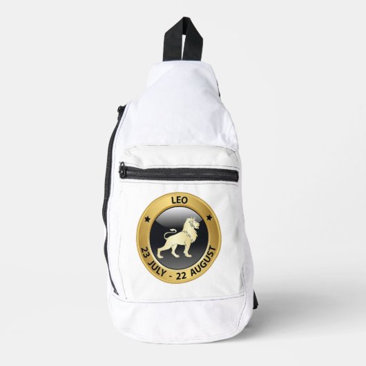 Die LEO ZODIAC Sling Tasche (Vorderseite)