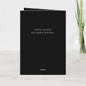 DIE LEOPARD-BLANK-KARTE KARTE (Rückseite)