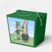Die Leprechauns St. Patrick's Day Party Geschenkschachtel (Rückseite)