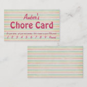 Die Lernkarte Treuekarte (Vorne/Hinten)