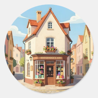 Die Lesecke -  Runder Aufkleber