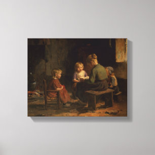 Die Leselektion Leinwanddruck