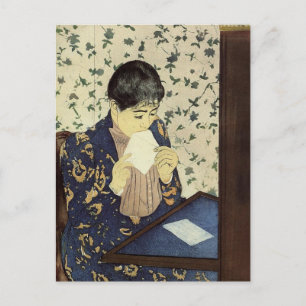 Die Letter von Mary Cassatt Postkarte