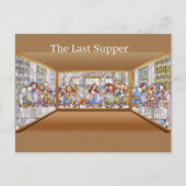 Die letzte Abendkarte Postkarte (Vorderseite)