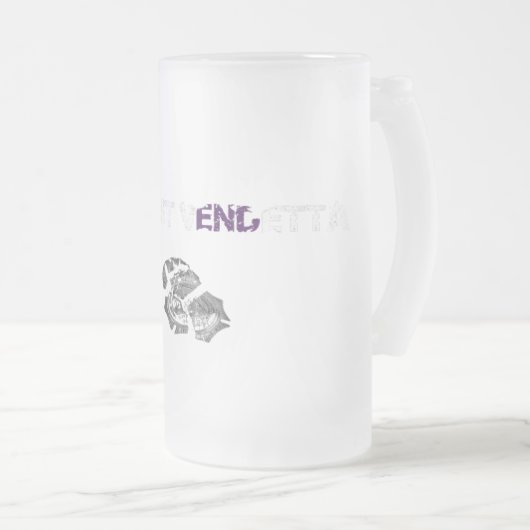 Die letzte Beermummel in Vendetta Mattglas Bierglas (VorderseiteRechts)