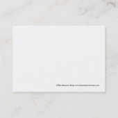 Die letzte Bestandskarte Visitenkarte (Rückseite)