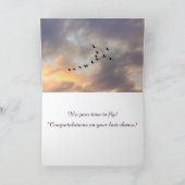 Die letzte Chemo Celebration Nature Card Karte (Innenseite)