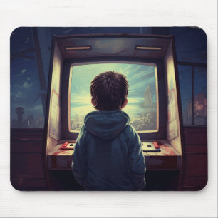 Die letzte Ebene Ein Retro-Arcade-Traum Mousepad