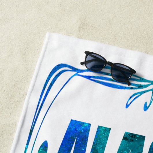 Die letzte Grenze - Strandhandtuch (Beispiel)