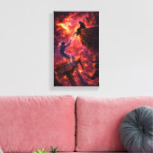 Die letzte Hand, die sich ausstreckt Leinwanddruck (Insitu (Wohnzimmer))