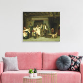 Die letzte Mahnung von 1886 Leinwanddruck (Insitu (Wohnzimmer))