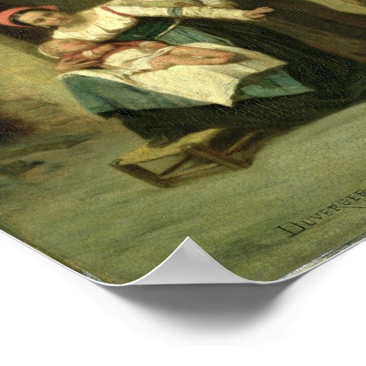 Die letzte Mahnung von 1886 Poster (Ecke)