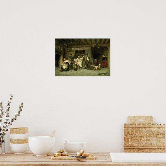 Die letzte Mahnung von 1886 Poster (Küche)