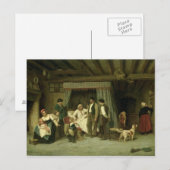 Die letzte Mahnung von 1886 Postkarte (Vorne/Hinten)