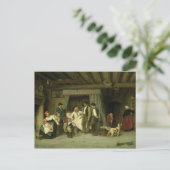Die letzte Mahnung von 1886 Postkarte (Stehend Vorderseite)