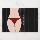 Die letzte Nacht der Freiheit Bachelor-Partei Alkoholflaschenetikett (Einzelnes Label)