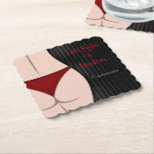 Die letzte Nacht der Freiheit Bachelor-Partei Untersetzer (angewinkelt)