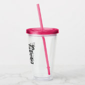 Die letzte Reise der Braut Acryltrinkbecher (Links)