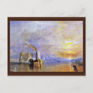 Die letzte Reise der Fighting Temeraire "" " von Postkarte