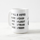 Die letzte Reiter-Tasse Tasse (Vorderseite Links)