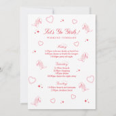 Die letzte Rodeo-Bachelorette von Bride Einladung (Rückseite)