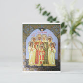 DIE LETZTE RUSSISCHE ZAR UND FAMILIE POSTKARTE (Stehend Vorderseite)