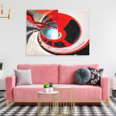 Die letzte Schweizer Bahnreise Kunst Leinwanddruck (Insitu (Wohnzimmer))