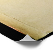 Die letzte Seite seines Tagebuchs, Antarktis Poster (Ecke)