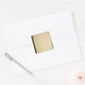 Die letzte Seite seines Tagebuchs, Antarktis Quadratischer Aufkleber (Umschlag)