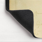 Die letzte Seite seines Tagebuchs, die Antarktis Mousepad (Ecke)