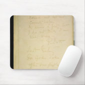 Die letzte Seite seines Tagebuchs, die Antarktis Mousepad (Mit Mouse)