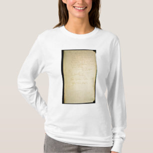 Die letzte Seite seines Tagebuchs, die Antarktis T-Shirt