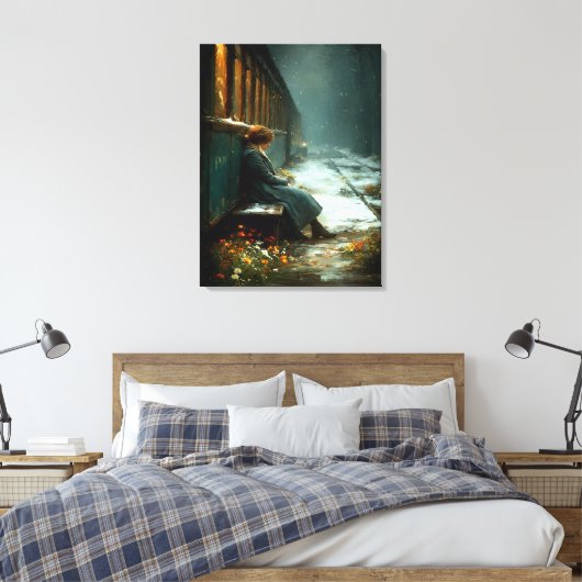 Die letzte Station des Speichers Leinwanddruck (Insitu (Schlafzimmer))