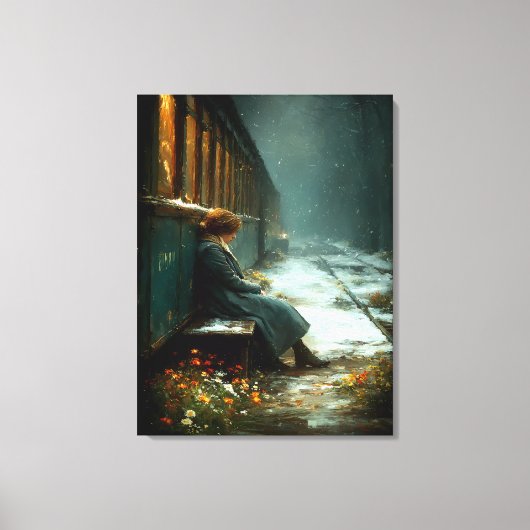 Die letzte Station des Speichers Leinwanddruck (Vorderseite)