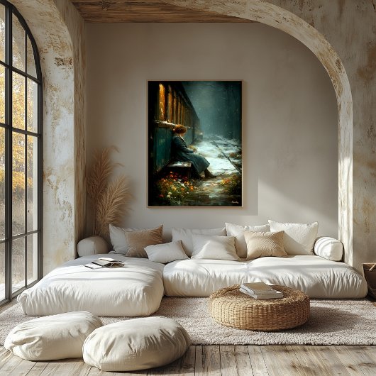 Die letzte Station des Speichers Leinwanddruck