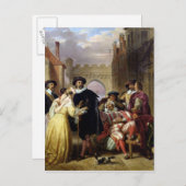 Die letzte Szene von "Les Fourberies de Scapin" Postkarte (Vorne/Hinten)