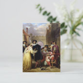 Die letzte Szene von "Les Fourberies de Scapin" Postkarte (Stehend Vorderseite)