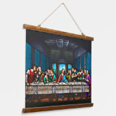 Die letzte Tapisserie aus Oberholz Wandteppich Mit Holzrahmen (Gewinkelt)