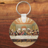 Die letzte Vintage Kunst des Abendmahls Schlüsselanhänger (Vorderseite)