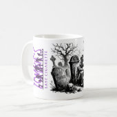 Die letzte Zigarette der Zombie Kaffeetasse (Vorderseite Links)